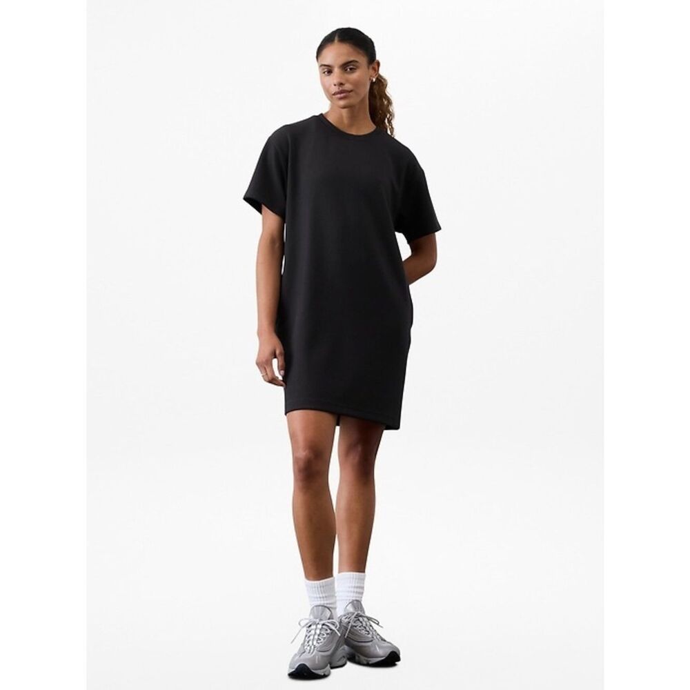 NWT New ATHLETA Seasoft Rib Tee Shirt Dress Medium